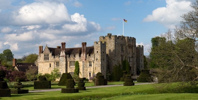 Hever Castle on a private history tour of England