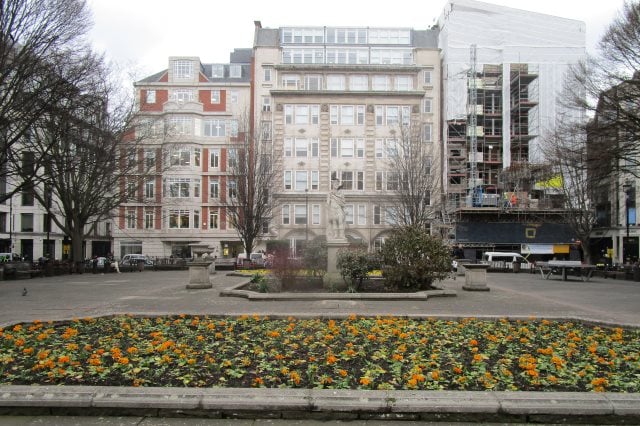 Golden Square in Soho, London