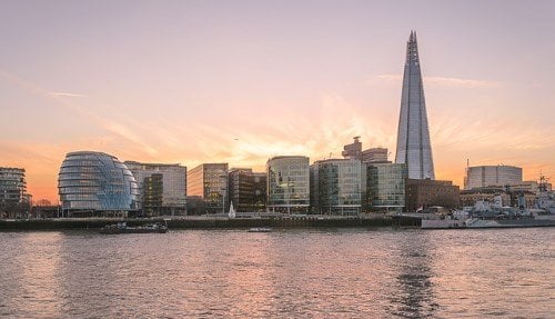 The Shard at sunrise 500 287