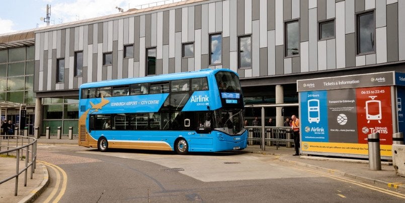 Edinburgh airport bus