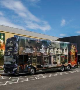 Warner Bros Studio Tour Branded Bus