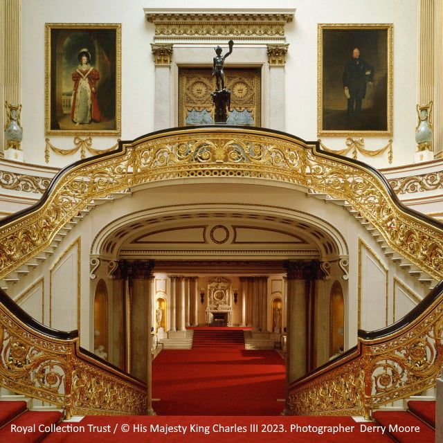 Buckingham Palace Grand Staircase 640