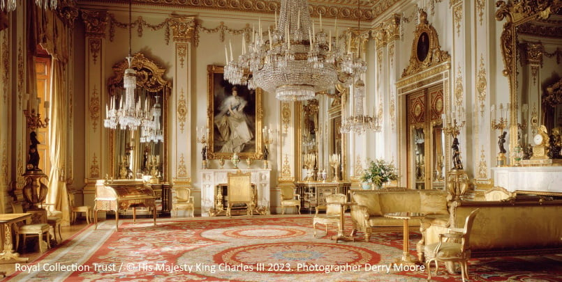 White Drawing Room Buckingham Palace 805