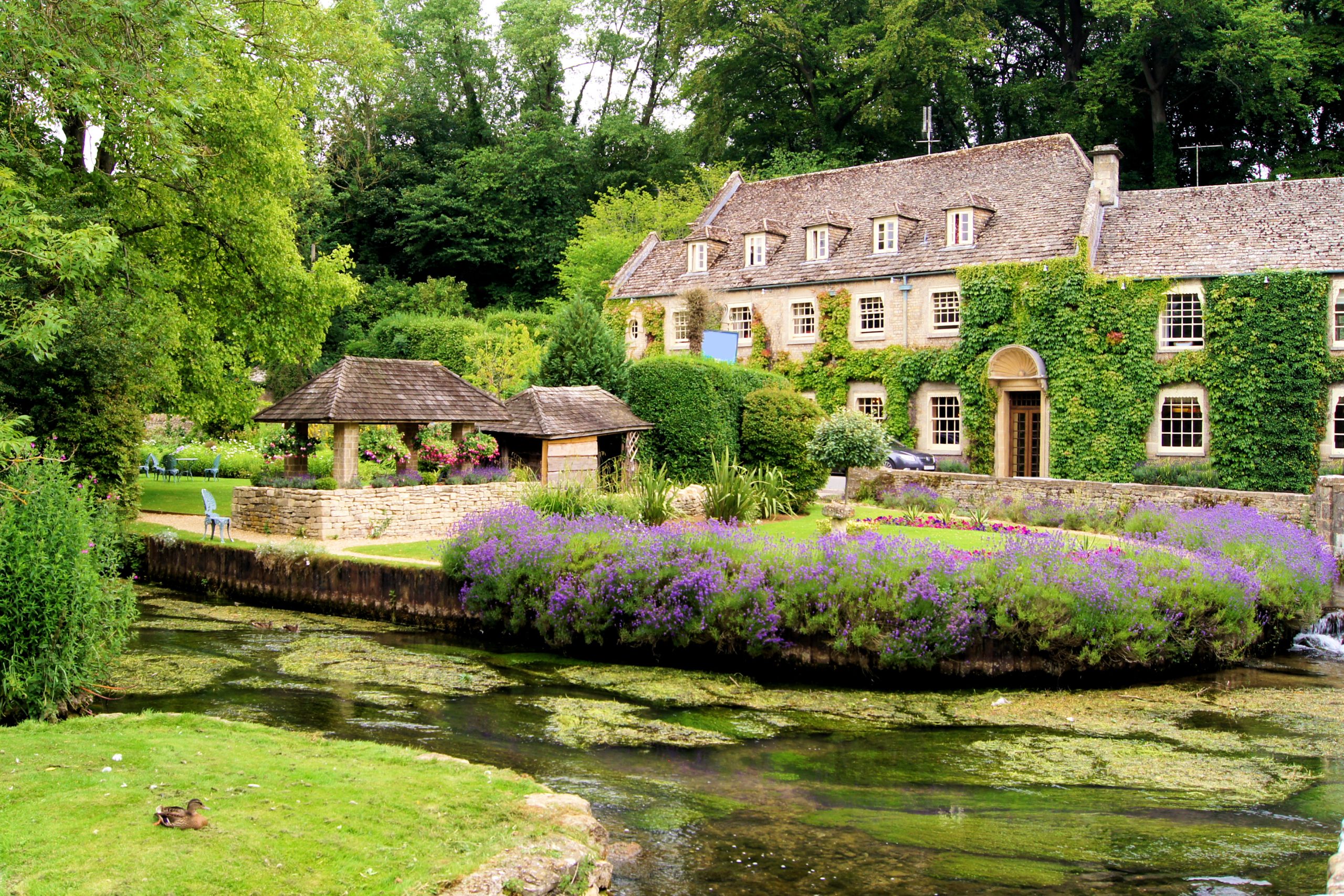 A winter's day in Bibury, Cotswolds